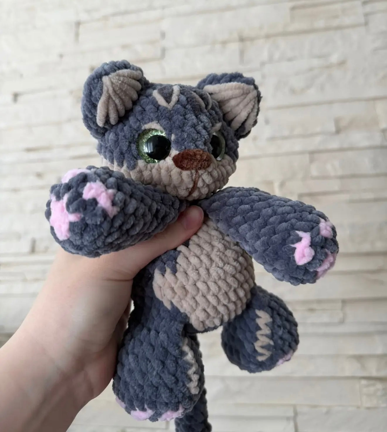 Haustier liegende Katze