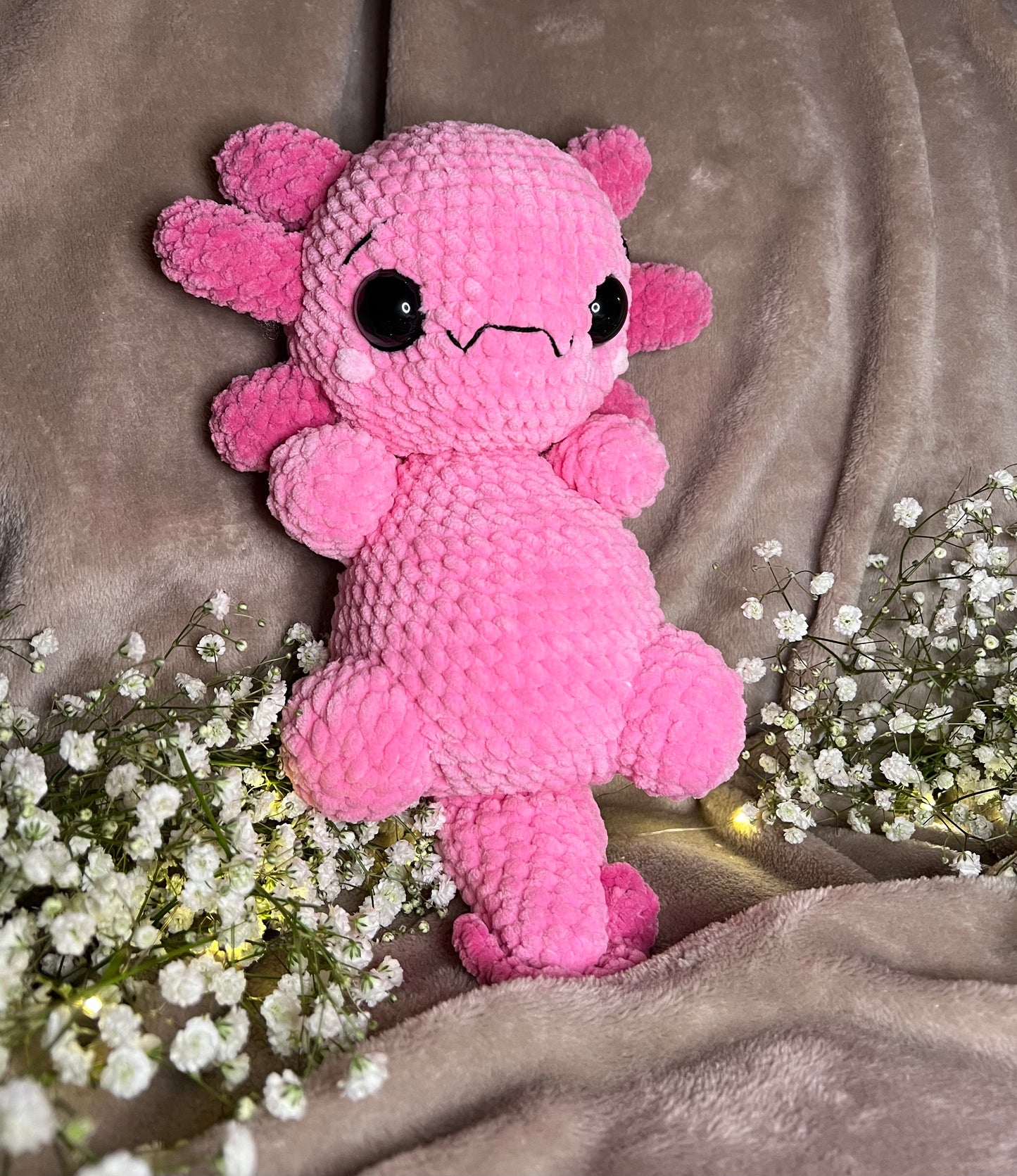 Axel das stehende Axolotl