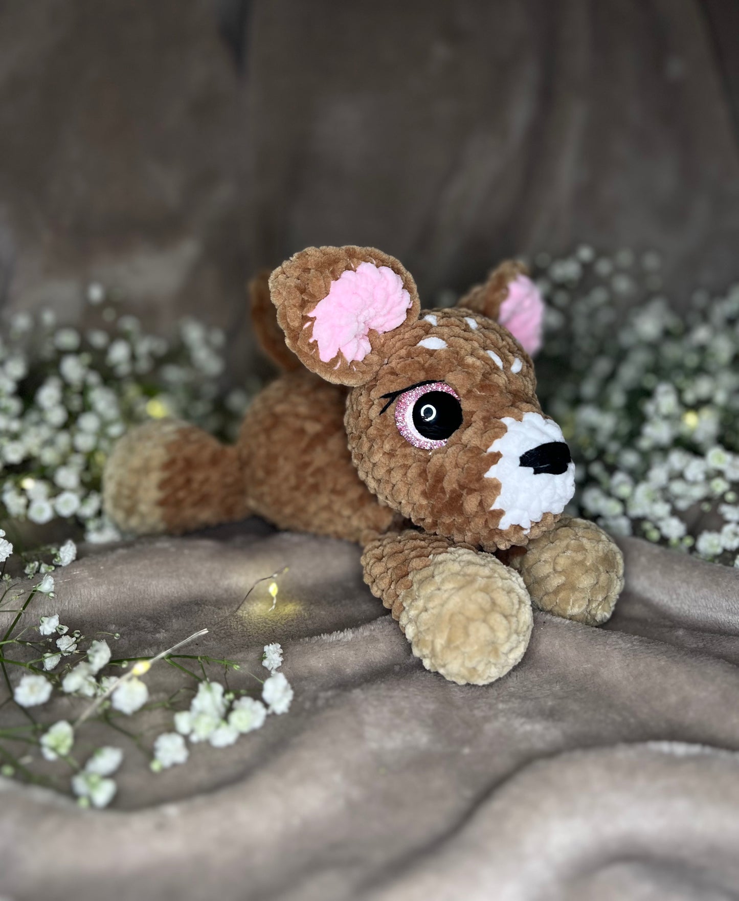 Rosa das liegende Reh